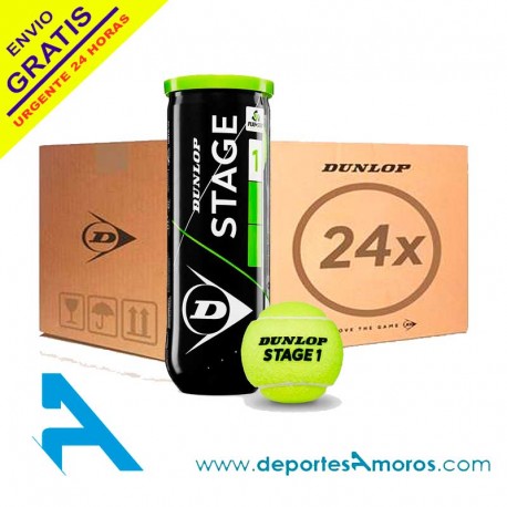 Cajón Pelotas de Tenis Dunlop GREEN B-3
