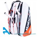 Raquetero Babolat PURE STRIKE x12 Blanco-Naranja