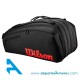 Raquetero Wilson CLASH V3.0 x15 Negro