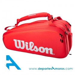 Raquetero Wilson SUPER TOUR x15 Red