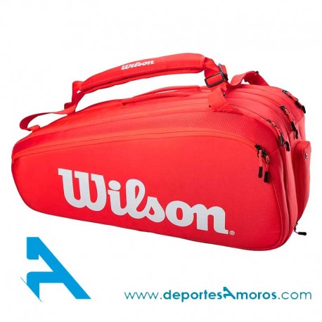 Raquetero Wilson SUPER TOUR x15 Red