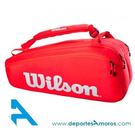 Raquetero Wilson SUPER TOUR x9 Red