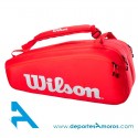 Raquetero Wilson SUPER TOUR x9 Red