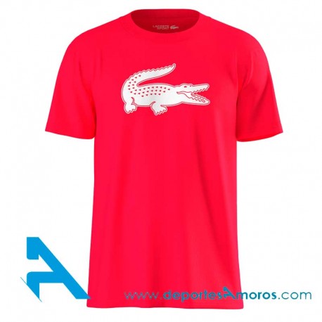Camiseta Lacoste LOGO Manga Corta Roja