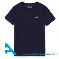 Camiseta Lacoste BASIC Manga Corta Negra