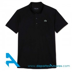 Polo Lacoste BASIC Manga Corta Negro