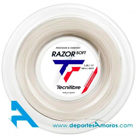 Bobina Cordaje Tecnifibre RAZOR SOFT 1,25
