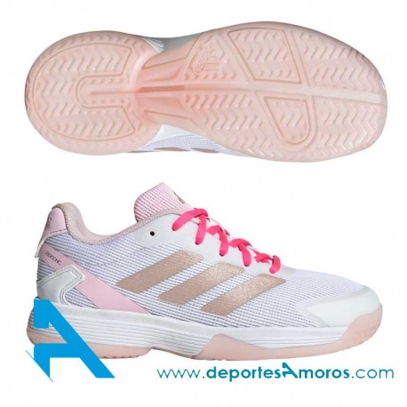 Zapatillas Adidas UBERSONIC 4 K Blanco-Rosa