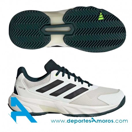 Zapatillas Adidas COURTJAM CONTROL 3 CLAY Blanco-Verde