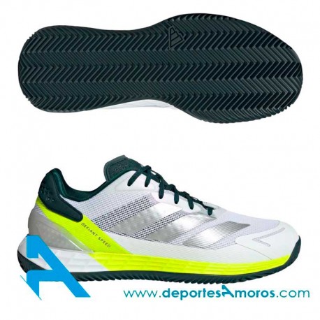Zapatillas Adidas DEFIANT SPEED 2 CLAY Blanco-Amarillo