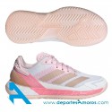 Zapatillas Adidas DEFIANT SPEED W Blanco-Rosa