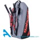 Raquetero Babolat PURE STRIKE RH x6 Plata-Naranja