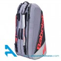 Raquetero Babolat PURE STRIKE RH x9 Plata-Naranja