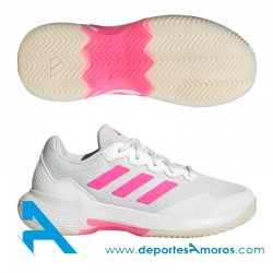Zapatillas Adidas GAMECOURT 2 W Blanco-Rosa