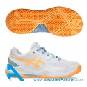 Zapatillas Asics GEL DEDICATE 8 PADEL GS Blanco