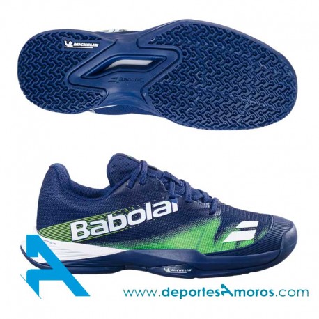Zapatillas Babolat JET PREMURA 2 JR Marino-Verde