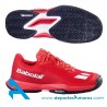 Zapatillas Babolat JET MATCH CLAY JR Rojo