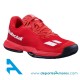Zapatillas Babolat JET MATCH CLAY JR Rojo