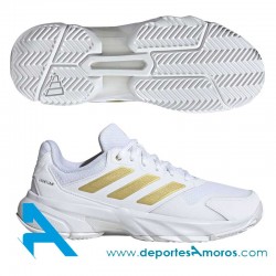 Zapatillas Adidas COURTJAM CONTROL 3 W CLAY Blanco-Oro