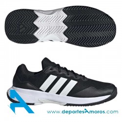 Zapatillas Adidas GAMECOURT 2 Negro-Blanco