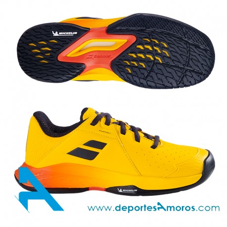 Zapatillas Babolat PROPULSE ALL COURT JUNIOR 3 Amarilla