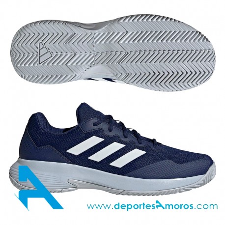 Zapatillas Adidas GAMECOURT 2 Marino-Blanco